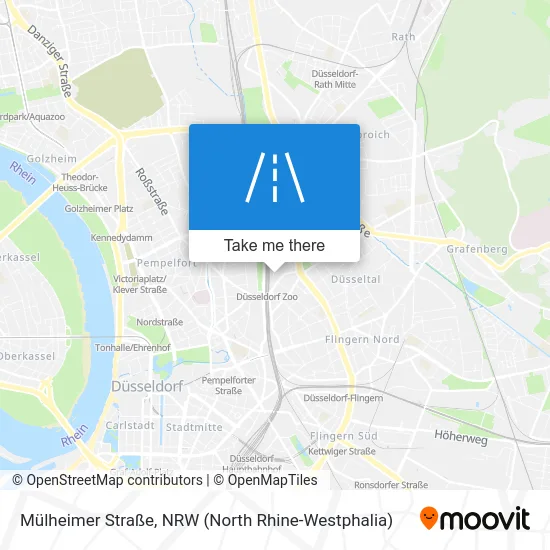 Карта Mülheimer Straße