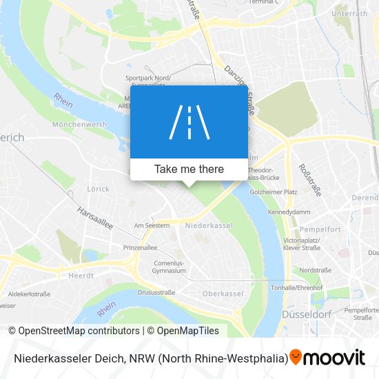 Niederkasseler Deich map