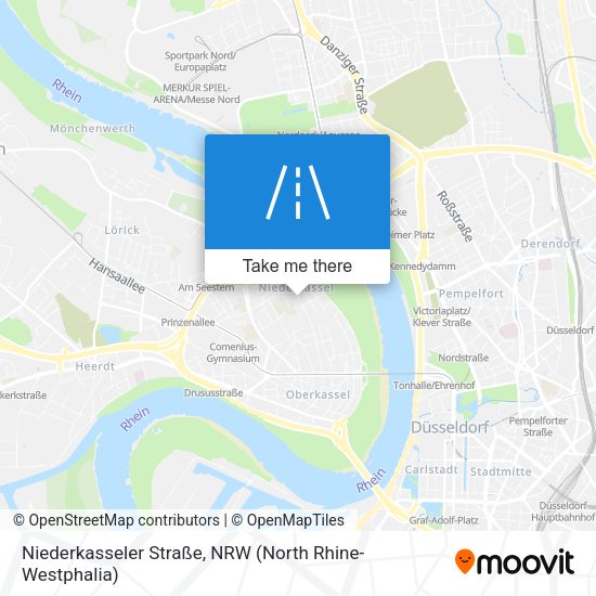 Niederkasseler Straße map