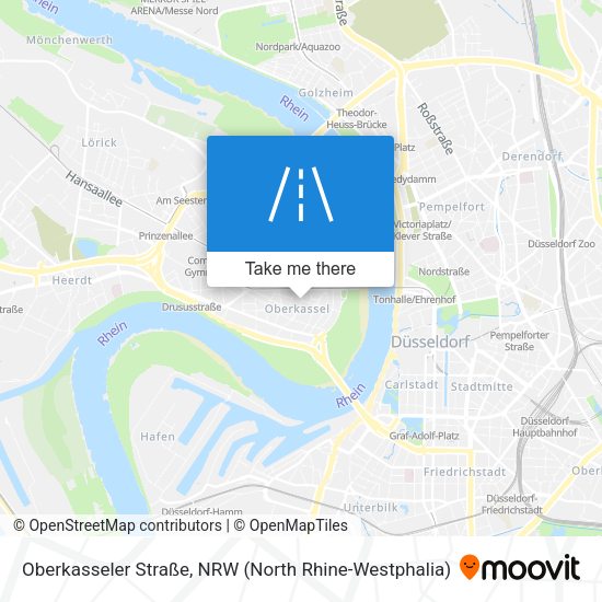 Oberkasseler Straße map