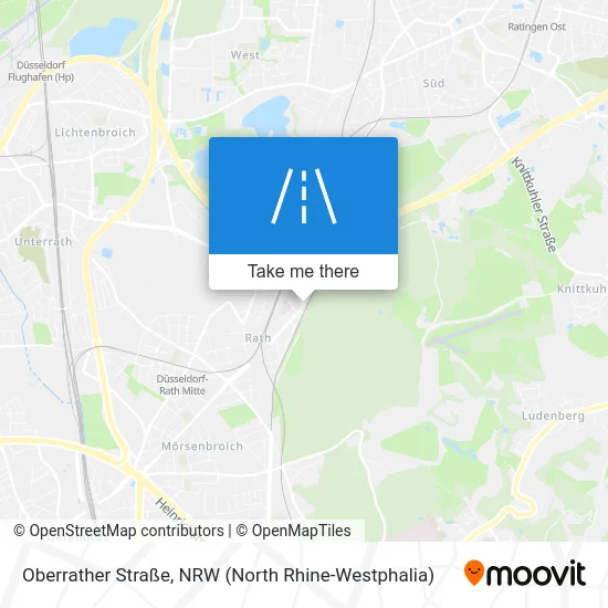 Oberrather Straße map