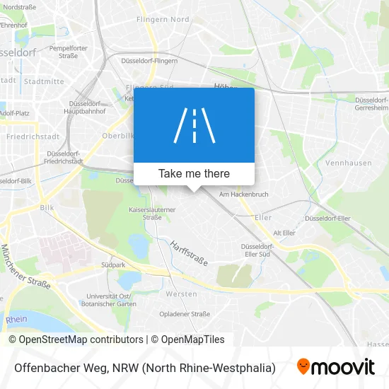 Offenbacher Weg map
