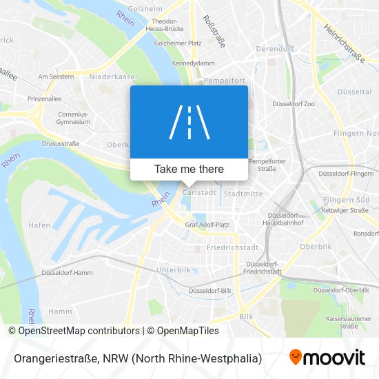 Orangeriestraße map