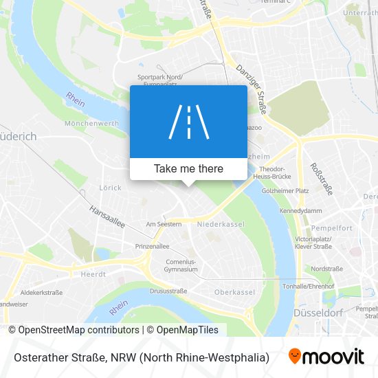 Osterather Straße map