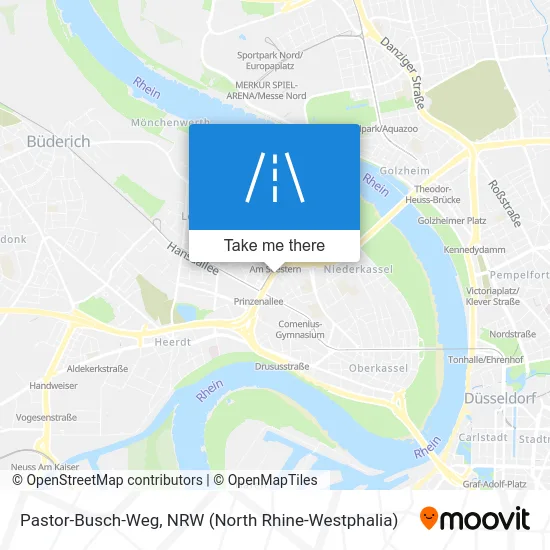 Pastor-Busch-Weg map