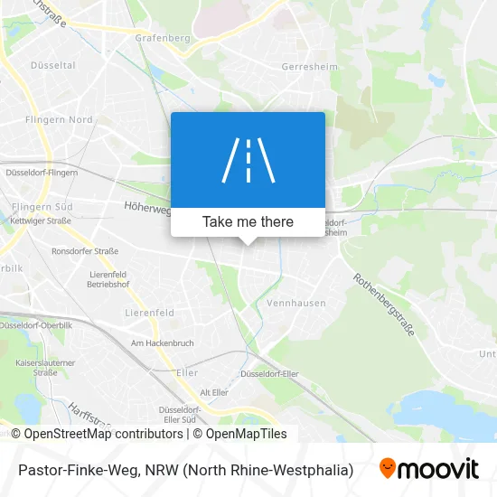 Pastor-Finke-Weg map