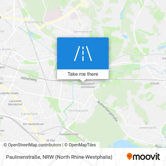 Карта Paulinenstraße