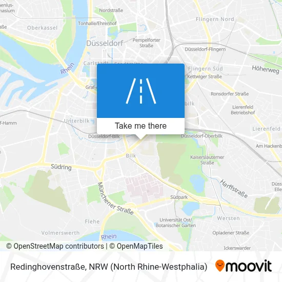 Redinghovenstraße map