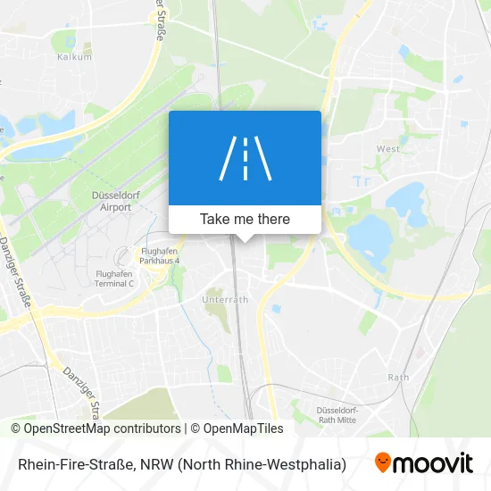 Rhein-Fire-Straße map