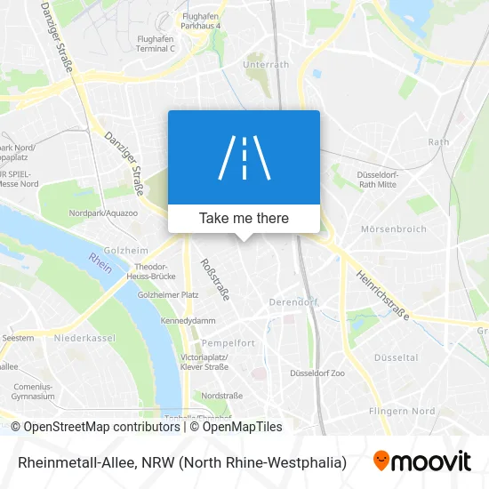 Rheinmetall-Allee map