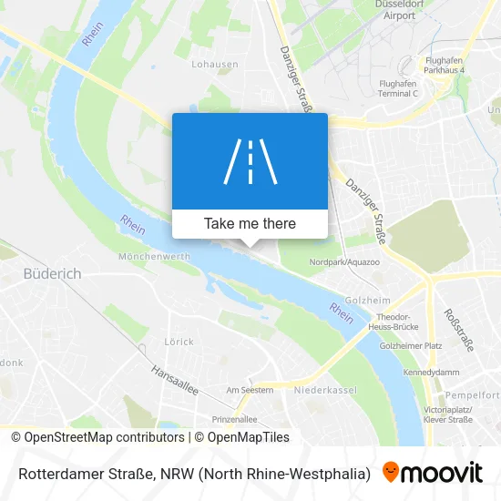 Карта Rotterdamer Straße