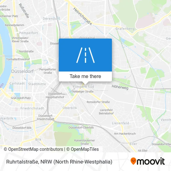 Ruhrtalstraße map