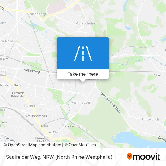 Карта Saalfelder Weg