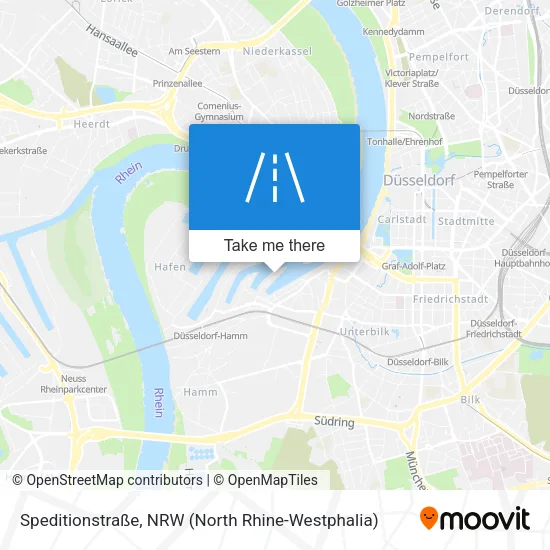 Карта Speditionstraße