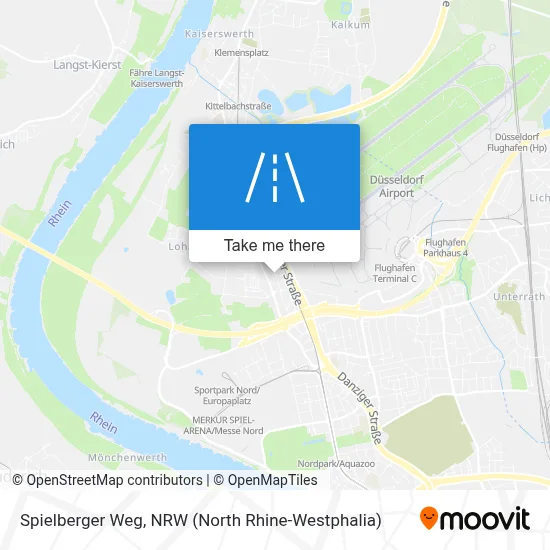 Spielberger Weg map