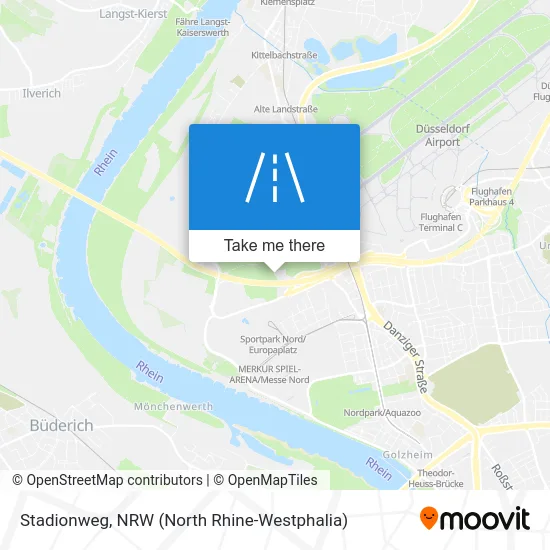 Stadionweg map
