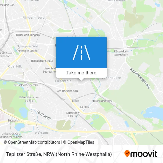 Карта Teplitzer Straße