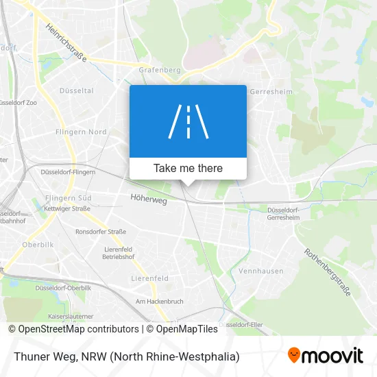 Карта Thuner Weg