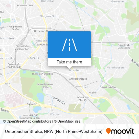 Unterbacher Straße map