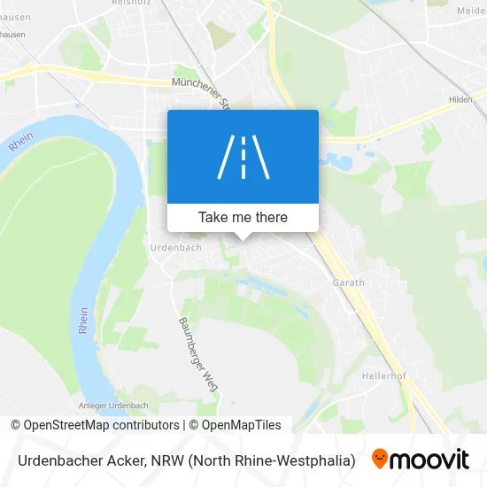 Urdenbacher Acker map