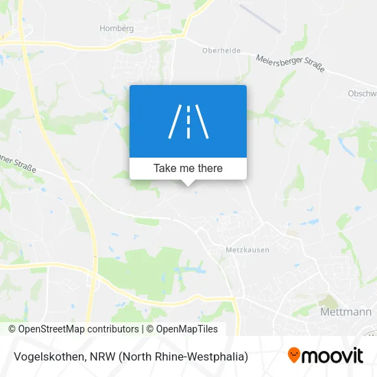 Карта Vogelskothen