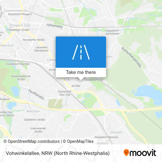 Карта Vohwinkelallee