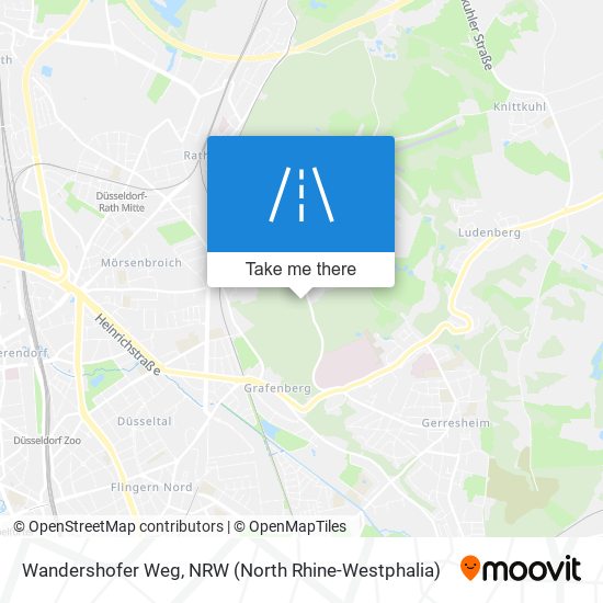 Wandershofer Weg map