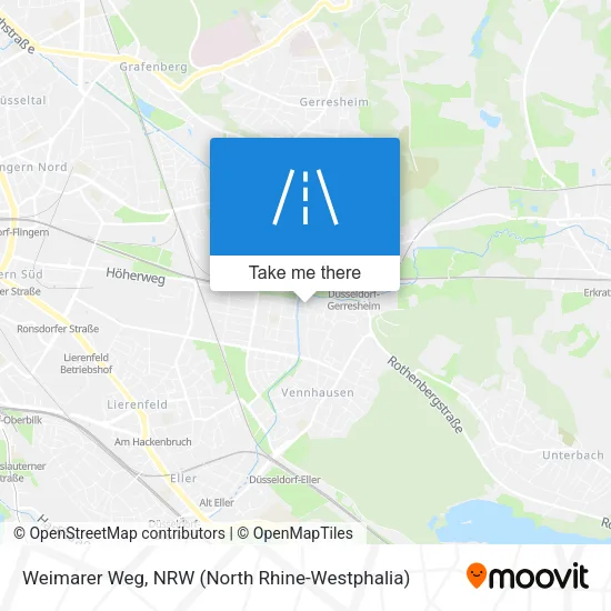 Карта Weimarer Weg