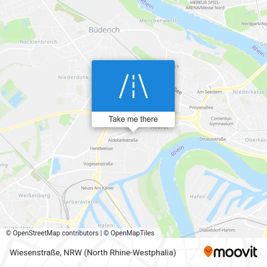 Карта Wiesenstraße