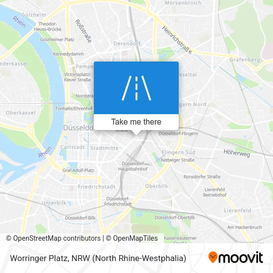 Карта Worringer Platz