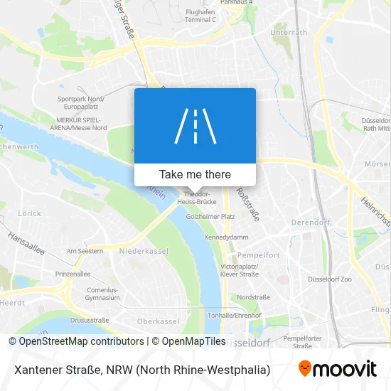 Xantener Straße map