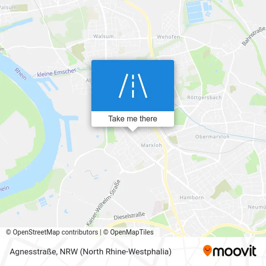 Карта Agnesstraße