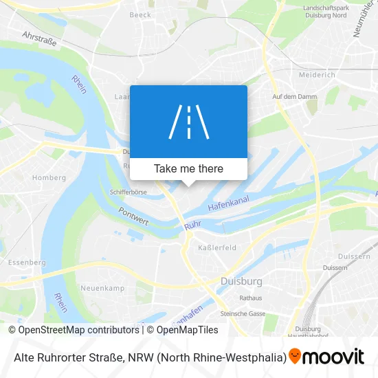 Карта Alte Ruhrorter Straße