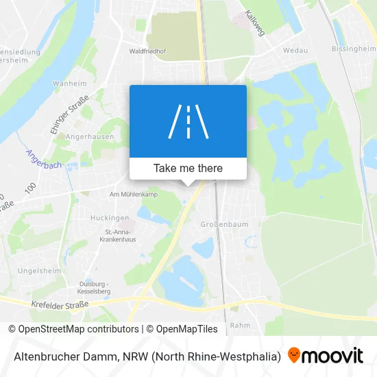 Altenbrucher Damm map