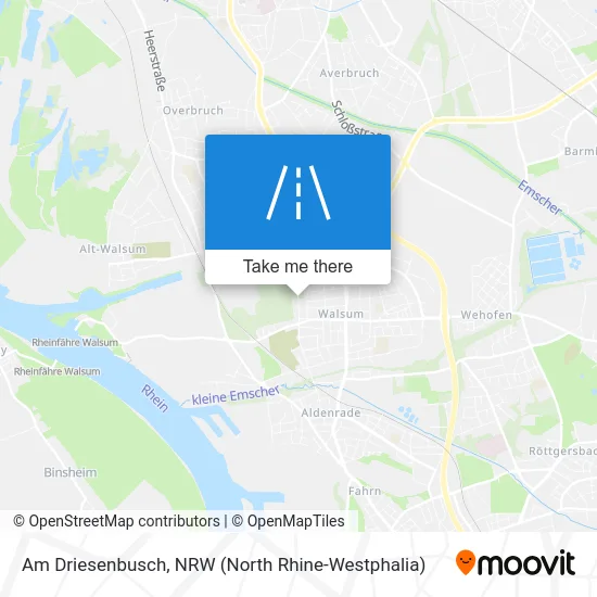 Am Driesenbusch map