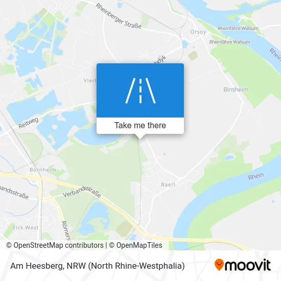 Карта Am Heesberg