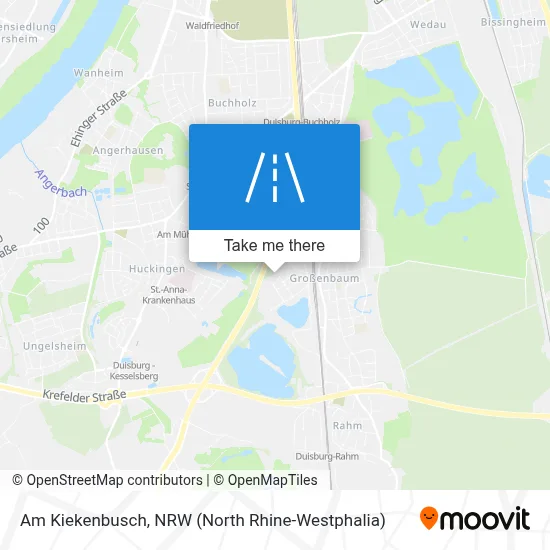 Am Kiekenbusch map