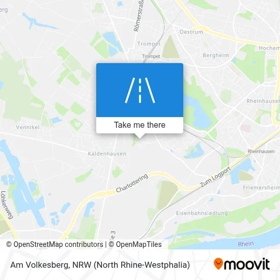 Am Volkesberg map