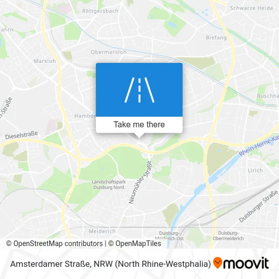 Карта Amsterdamer Straße