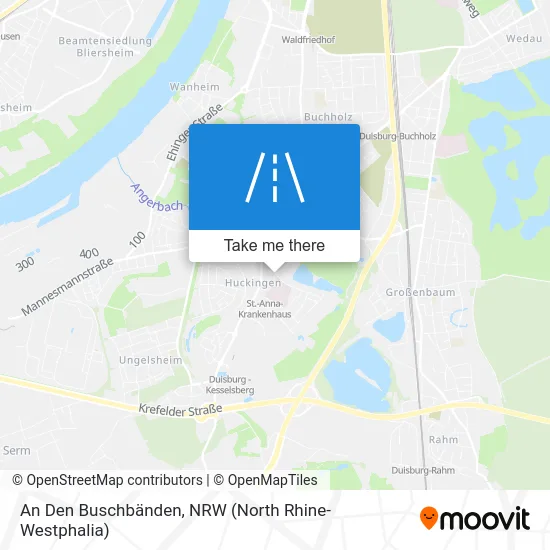 An Den Buschbänden map