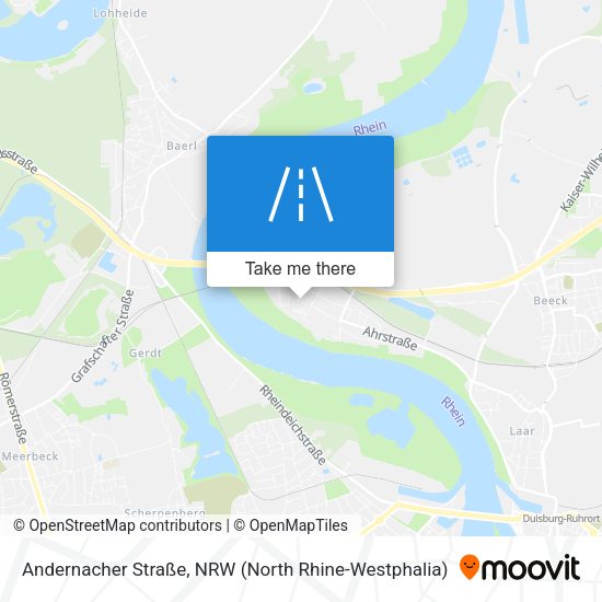 Andernacher Straße map
