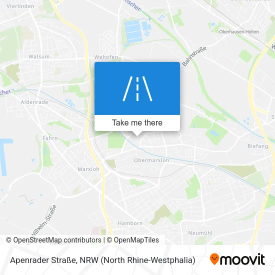 Карта Apenrader Straße