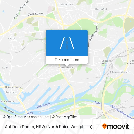 Карта Auf Dem Damm