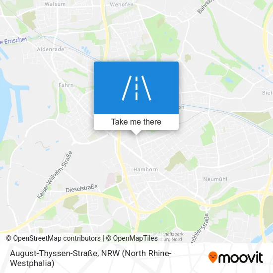 Карта August-Thyssen-Straße