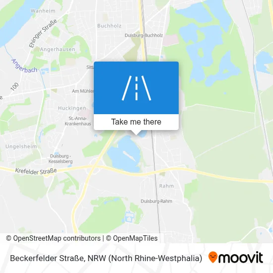 Beckerfelder Straße map