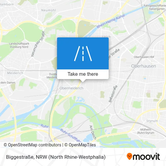 Biggestraße map