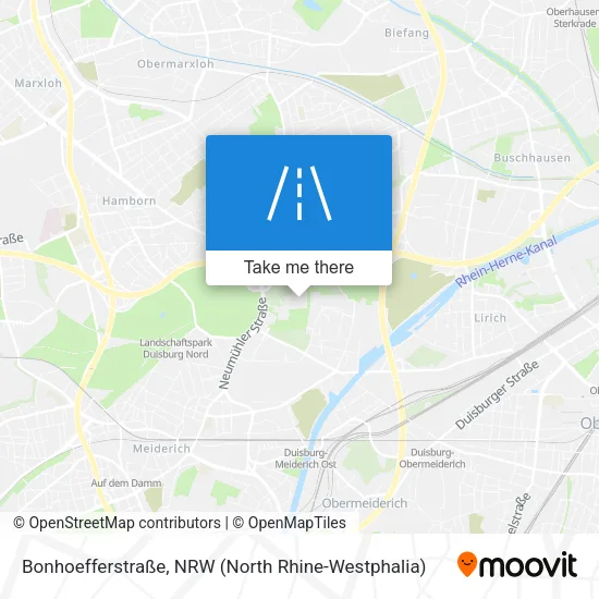 Карта Bonhoefferstraße