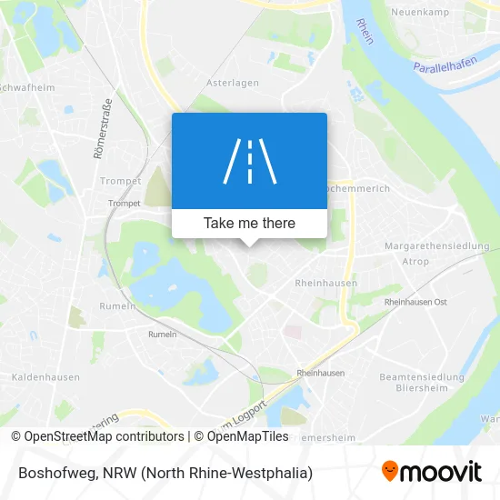 Boshofweg map