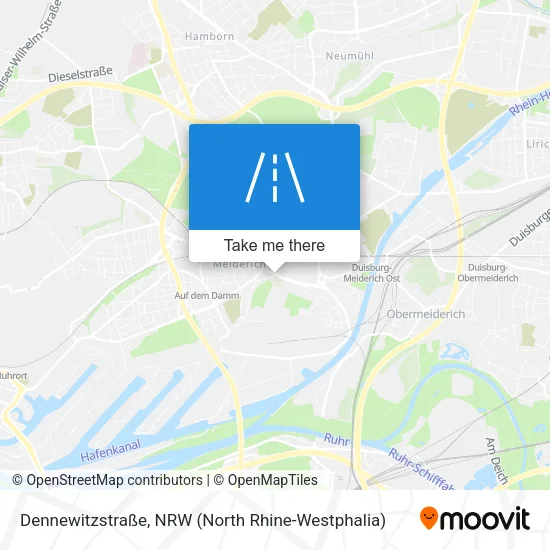Карта Dennewitzstraße