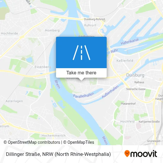 Dillinger Straße map